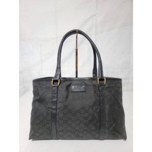 Gucci GG Nylon Canvas Tote Bag Black