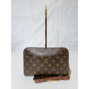 Louis Vuitton Monogram Canvas Orsay Clutch Brown