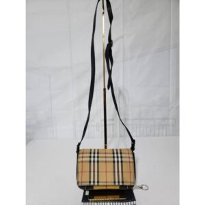 Burberry Hampshire Tartan Mix Check Crossbody Shoulder Bag