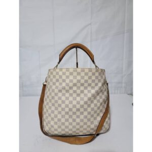 LOUIS VUITTON Damier Azur Soffi Hobo Satchel Bag