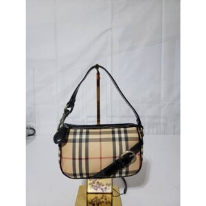 BURBERRY House Check Mini Pochette Beige/Black