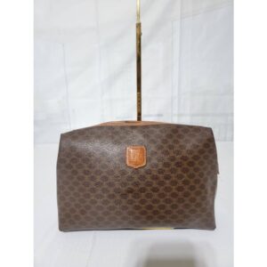 Céline Macadam Clutch Brown