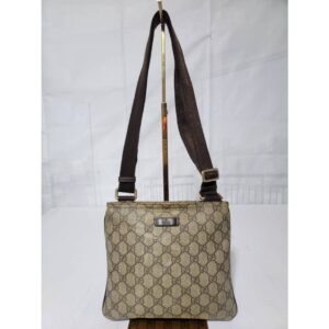 Gucci GG Supreme Crossbody Bag Beige/Brown