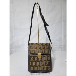 FENDI Vintage Zucca Canvas Cross Body/Shoulder Bag