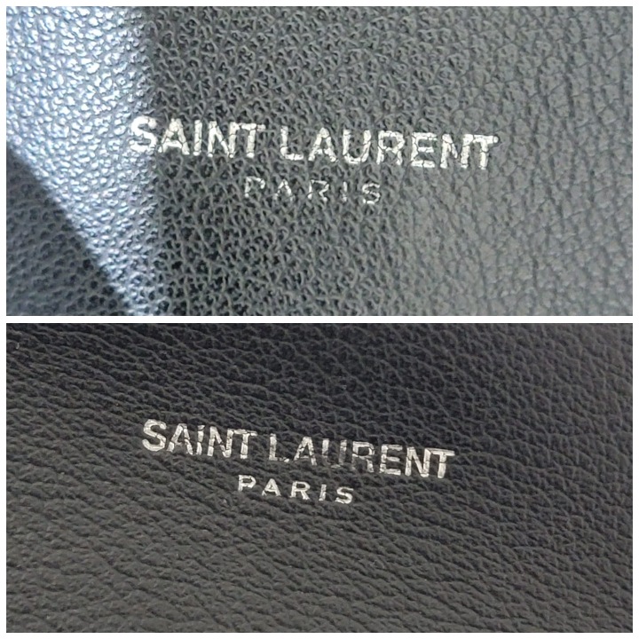 Saint Laurent Paris Leather Fringe Large Shopper Tote Bag Black - Image 5