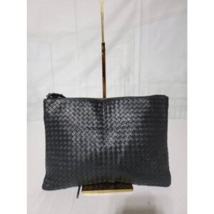 Bottega Veneta Intrecciato Clutch/Wristlet Black