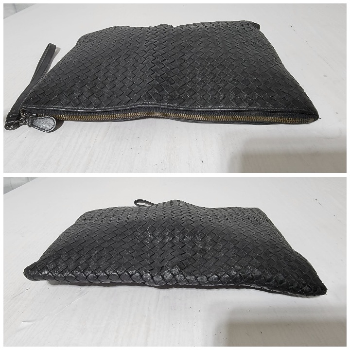 Bottega Veneta Intrecciato Clutch/Wristlet Black - Image 8