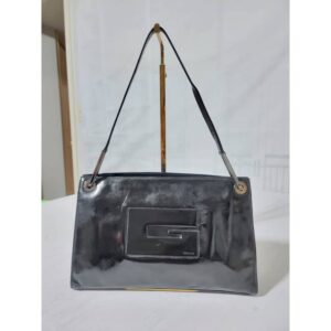 GUCCI Vintage G Square Tom Ford Era Shoulder Bag Black