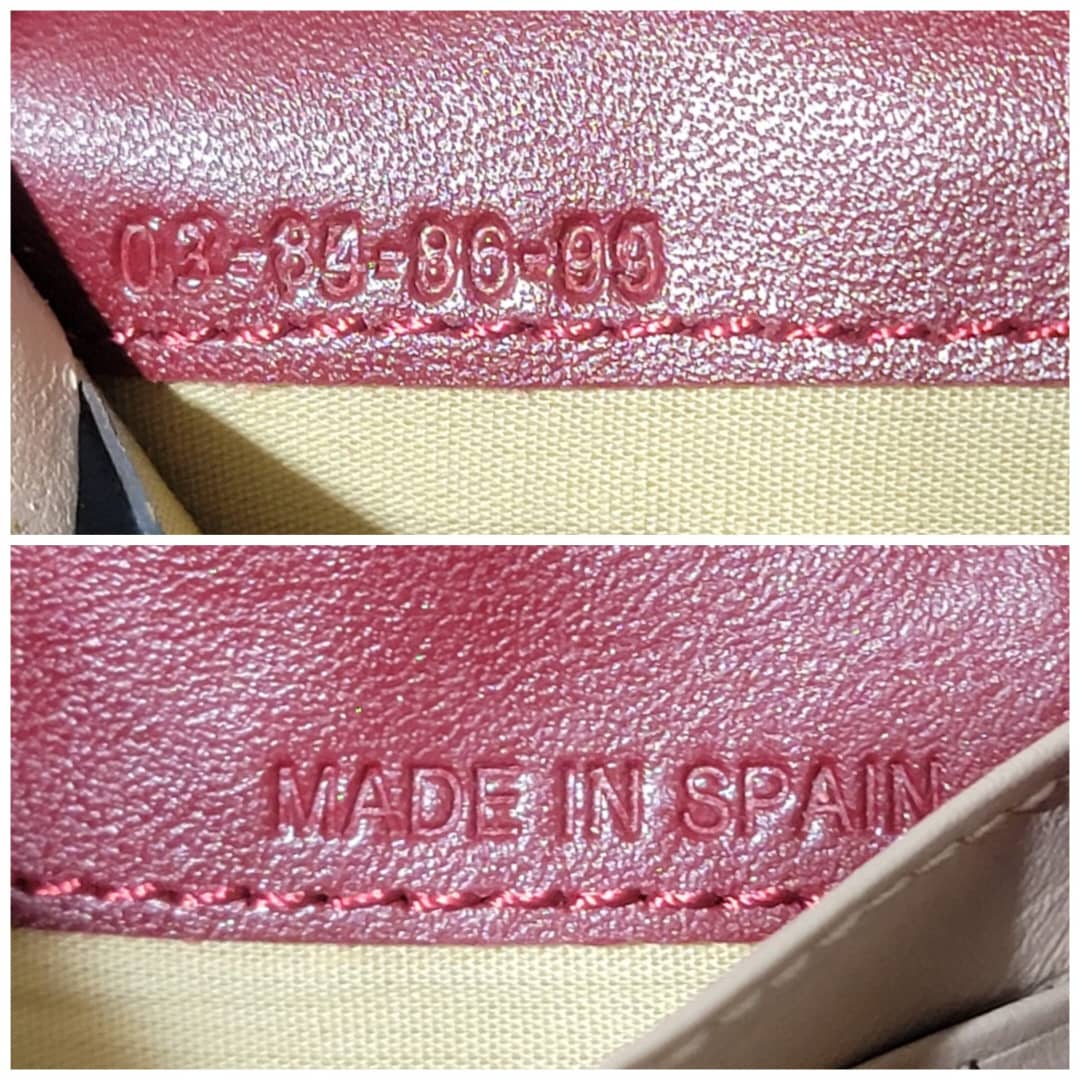 Chloe Long Georgia Flap Wallet Burgundy - Image 4
