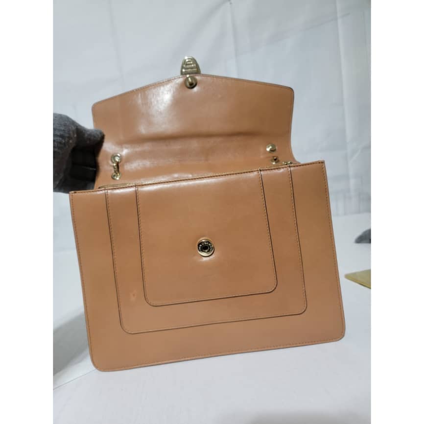 Bvlgari Large Serpenti Forever Shoulder Bag Brown - Image 8