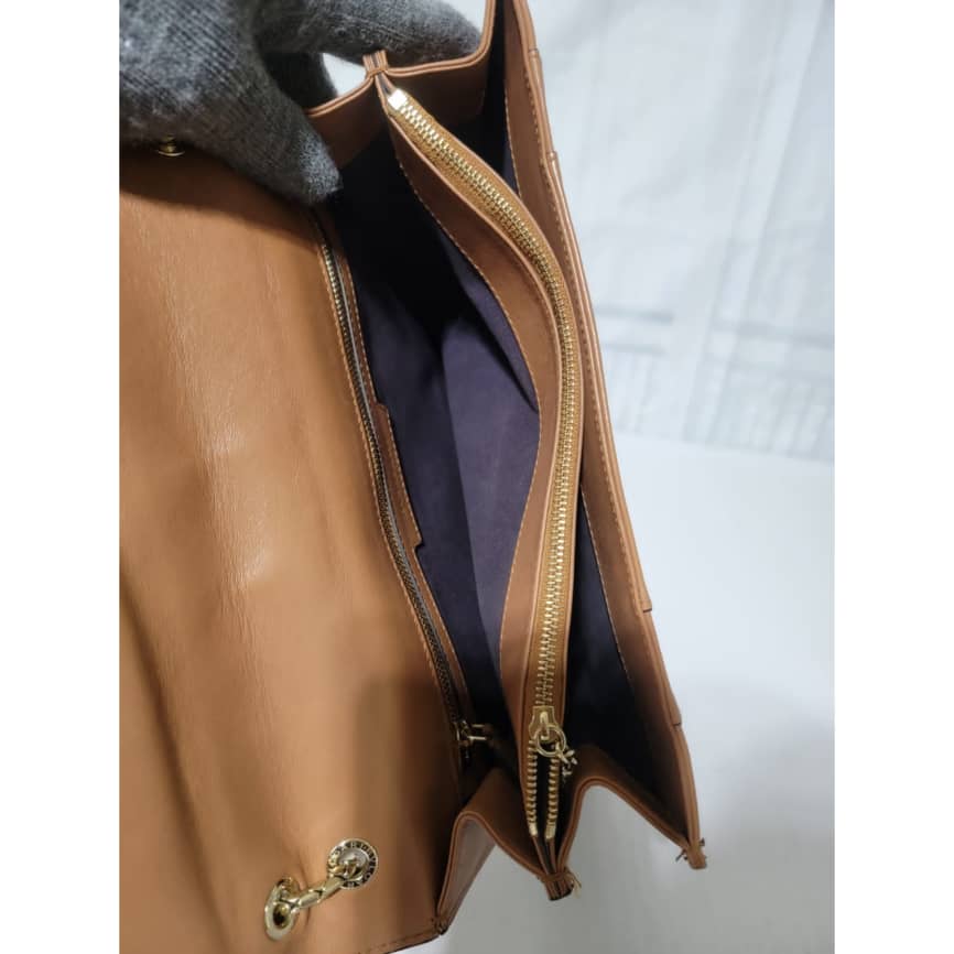 Bvlgari Large Serpenti Forever Shoulder Bag Brown - Image 14