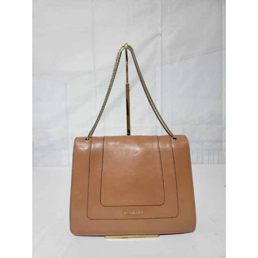 Bvlgari Large Serpenti Forever Shoulder Bag Brown - Image 3