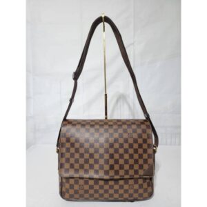 Louis Vuitton Damier Ebene Canvas Shelton MM Messenger Bag Brown