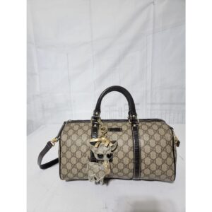 GUCCI GG Supreme Monogram Small Joy Boston Beige/Brown