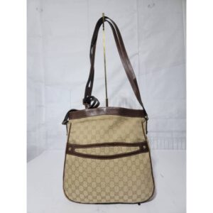 Gucci Monogram GG Canvas Crossbody/Shoulder Bag Beige/Brown