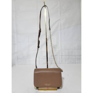 Burberry Hampshire House Check Crossbody Bag Beige/Brown