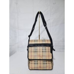 Burberry Beige/Black Messenger Crossbody Shoulder Bag