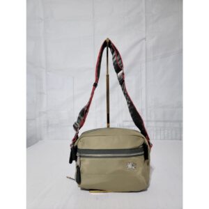 Burberry EKD Aviator Nylon and Leather Crossbody Bag