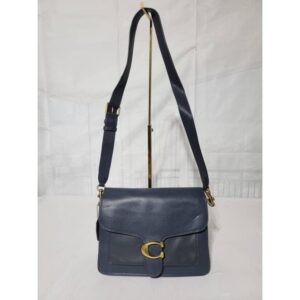 Coach C Navy Leather Tabby Crossbody Bag
