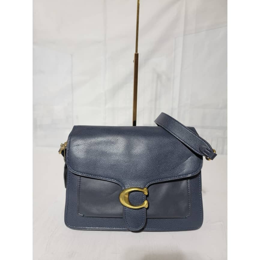 Coach C Navy Leather Tabby Crossbody Bag - Image 6