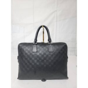 LOUIS VUITTON Damier Infini Porte-Documents Jour Cosmos Black