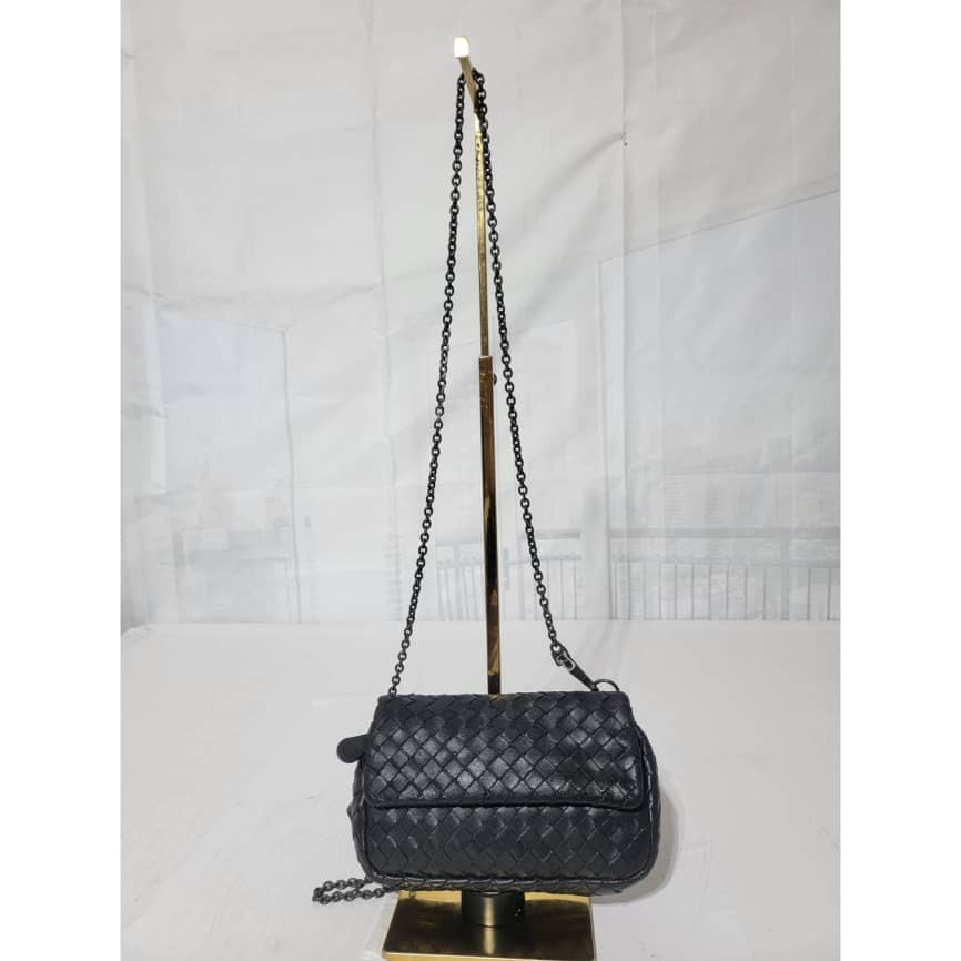 BOTTEGA VENETA Intrecciato Nappa Small Leather Crossbody Bag