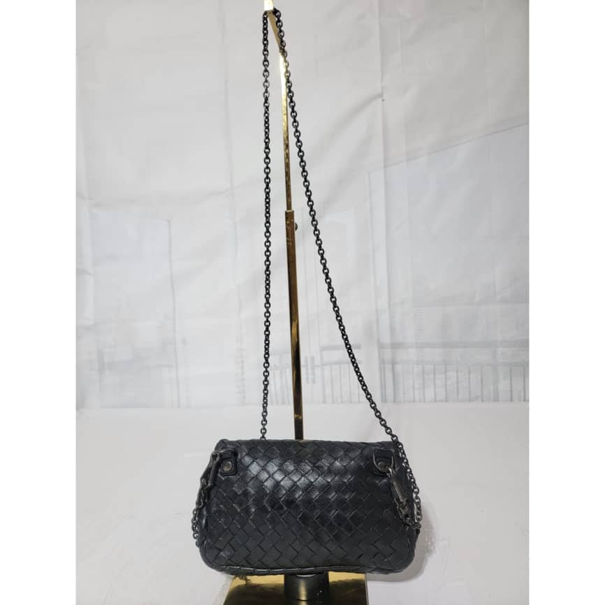 BOTTEGA VENETA Intrecciato Nappa Small Leather Crossbody Bag - Image 3