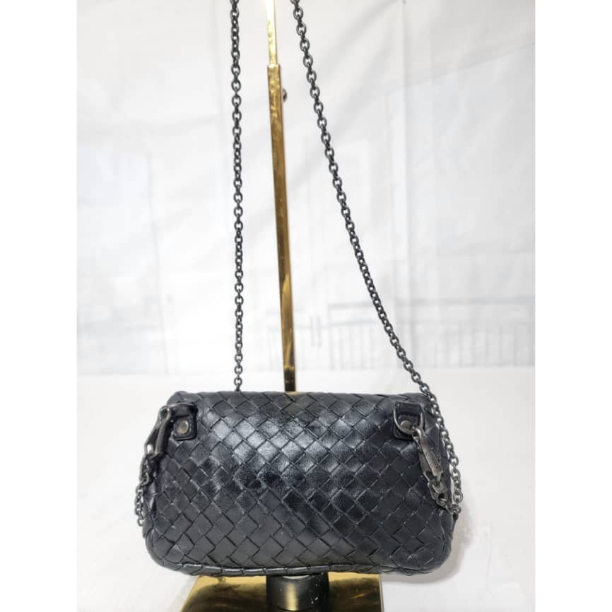 BOTTEGA VENETA Intrecciato Nappa Small Leather Crossbody Bag - Image 7