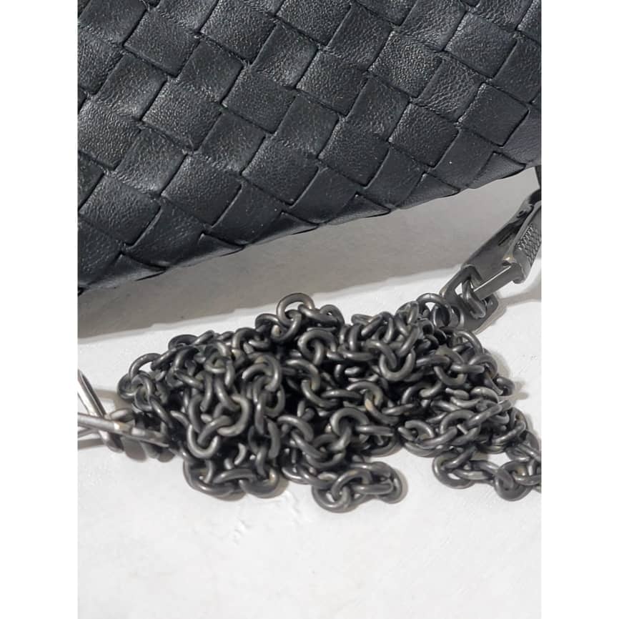 BOTTEGA VENETA Intrecciato Nappa Small Leather Crossbody Bag - Image 12