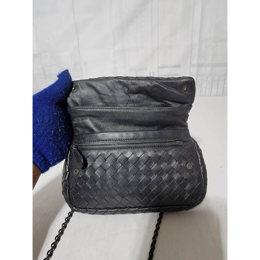 BOTTEGA VENETA Intrecciato Nappa Small Leather Crossbody Bag - Image 13