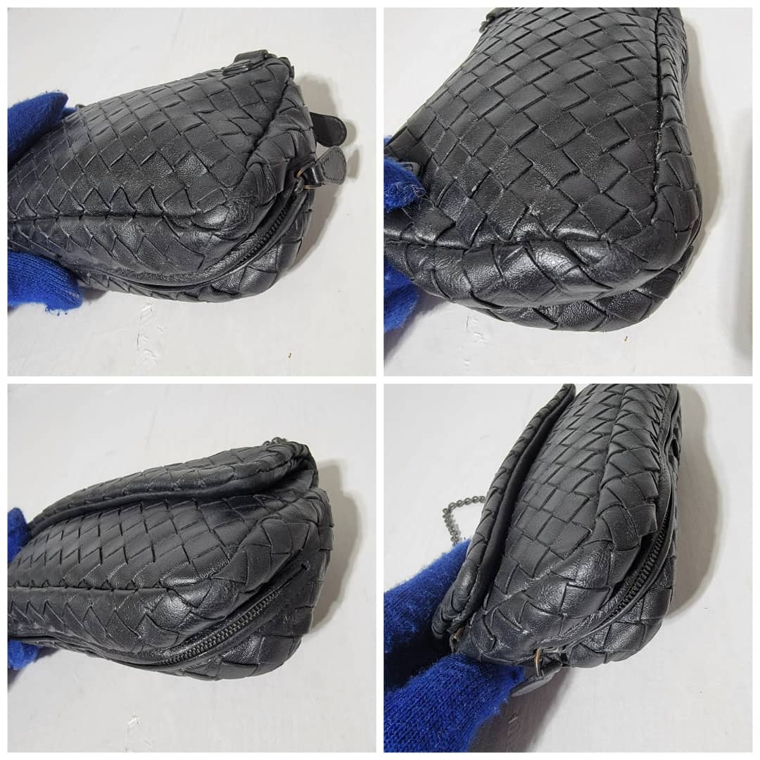 BOTTEGA VENETA Intrecciato Nappa Small Leather Crossbody Bag - Image 14