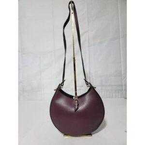 LOEWE Calfskin Small Joyce Burgundy Shoulder Bag