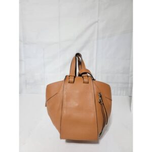 LOEWE Leather Hammock Small 2WAY Handbag Brown