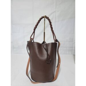 Loewe Gate Top Handle Bucket Bag Leather