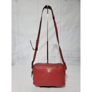 PRADA Vitello pocket Phenix Camera Bag Rosso