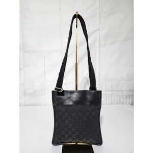 Gucci GG Canvas Crossbody Bag Black