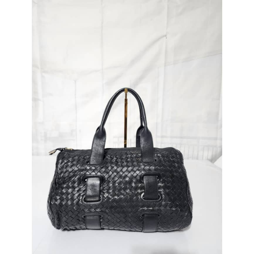 BOTTEGA VENETA Nappa Intrecciato Nero Bag Black - Image 2