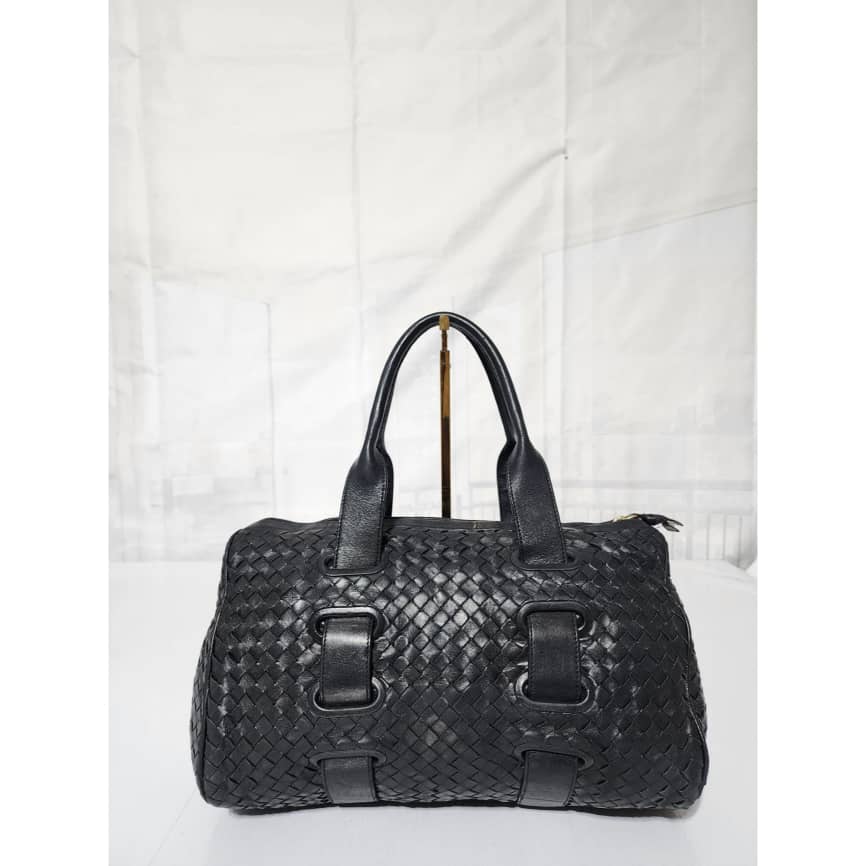 BOTTEGA VENETA Nappa Intrecciato Nero Bag Black