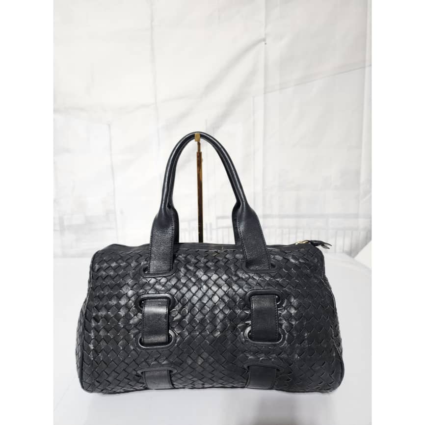 BOTTEGA VENETA Nappa Intrecciato Nero Bag Black - Image 6