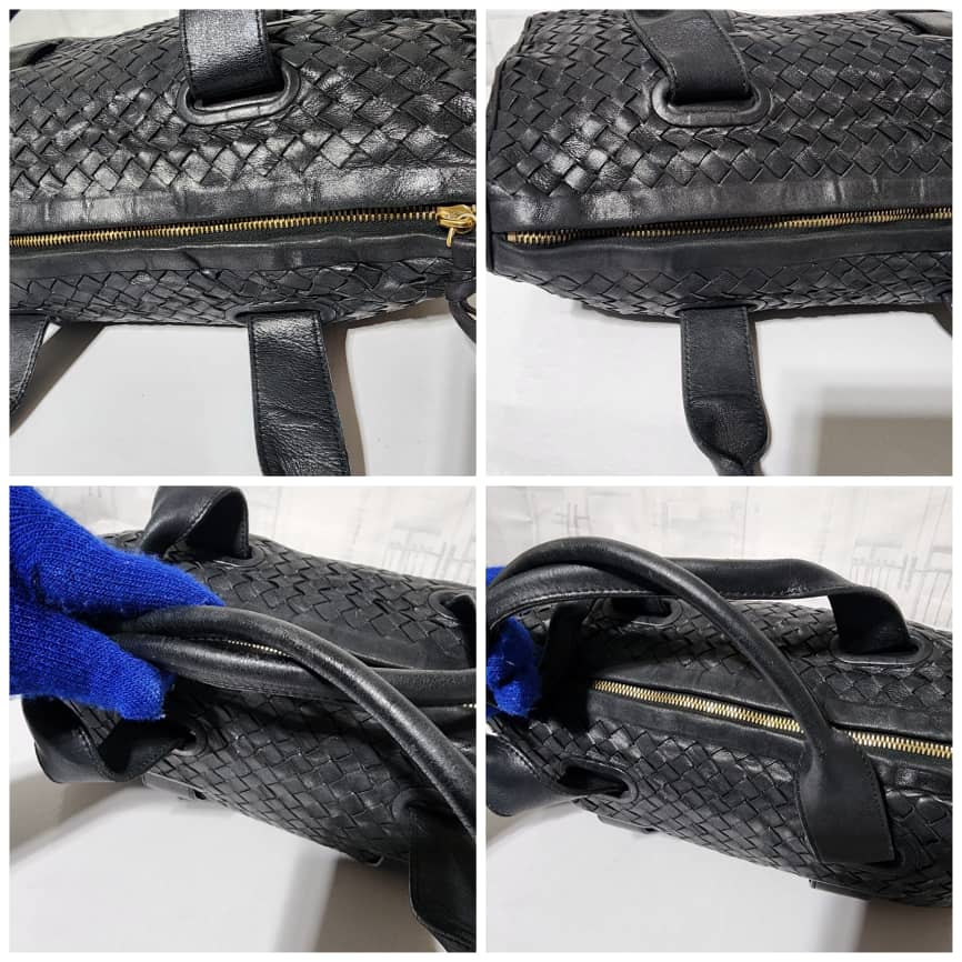 BOTTEGA VENETA Nappa Intrecciato Nero Bag Black - Image 10