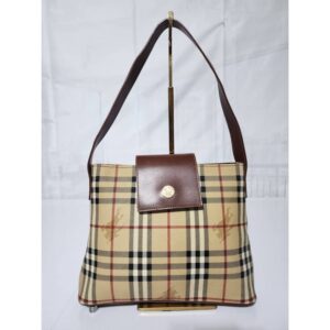 Burberry London Nova Check Printed Shoulder Bag Beige/Brown