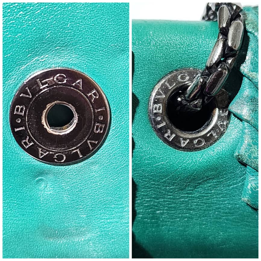 BVLGARI Plissé Serpenti Forever Flap Bag Green - Image 11