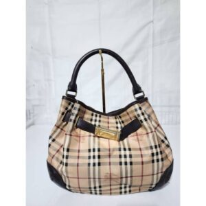 BURBERRY Haymarket Check Medium Willenmore Hobo