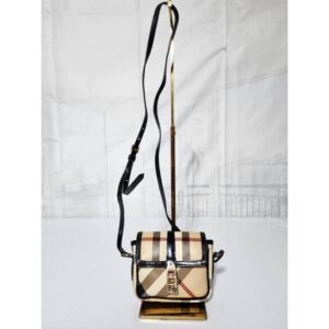 BURBERRY Mini Berkley Crossbody Bag Black/Beige