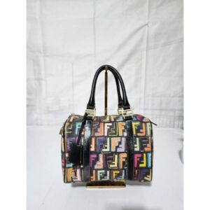 FENDI Zucca Spalmati FF Forever Boston Black/Multicolor