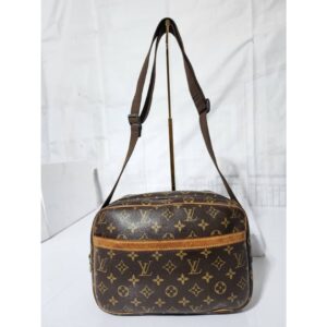 Louis Vuitton Reporter Shoulder Bag Brown/Beige